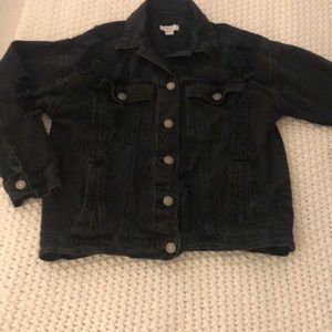 Black jeans jacket
